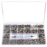 Mixed Multi Shapes Aurum Glass Fancy Rhinestone Kit Box For Nail Art HZ2106 WholesaleRhinestone